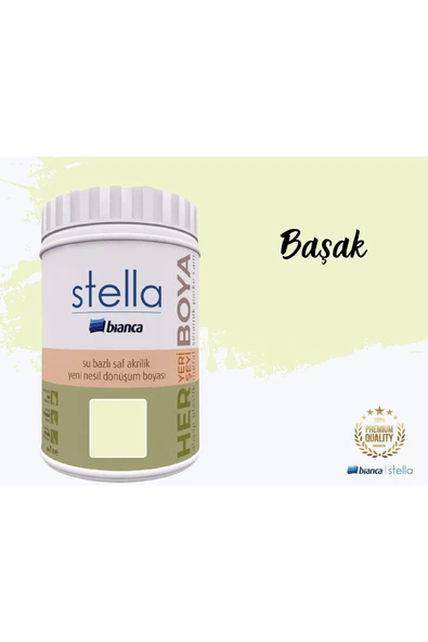 Bianca Stella Su Bazlı Saf Akrilik Boya 1 Litre Başak ürün görseli 1