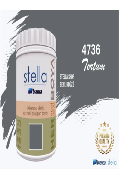 Bianca Stella Su Bazlı Akrilik Yeni Nesil Dönüşüm Boyası TORTUM ürün görseli 1