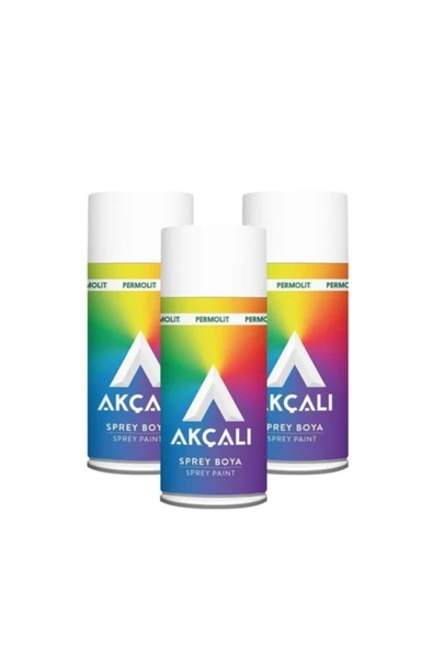 Akçalı 310 Altın Yaldız Sprey Boya 400 Ml 3 Adet ürün görseli 1