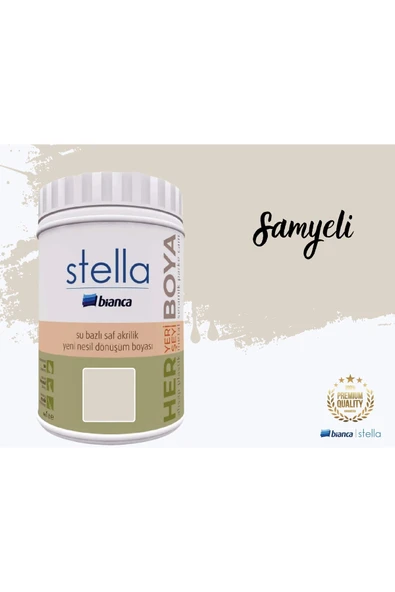 Bianca Stella Su Bazlı Saf Akrilik Boya 1 Litre Samyeli ürün görseli 1