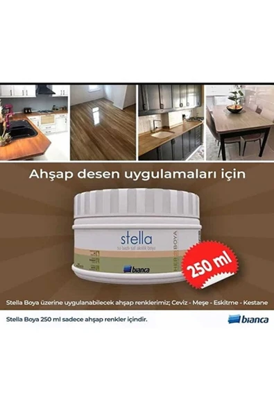 Bianca STELLA AHŞAP RENKLER 250 ML MEŞE ürün görseli 1