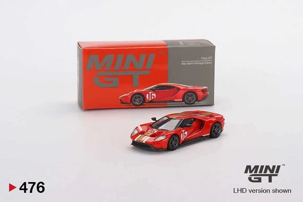 Mini GT MGT00476 1/64 Ford GT Alan Mann Heritage Edition ürün görseli 1