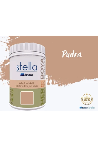 Bianca Stella Su Bazlı Saf Akrilik Boya 1 Litre Pudra ürün görseli 1