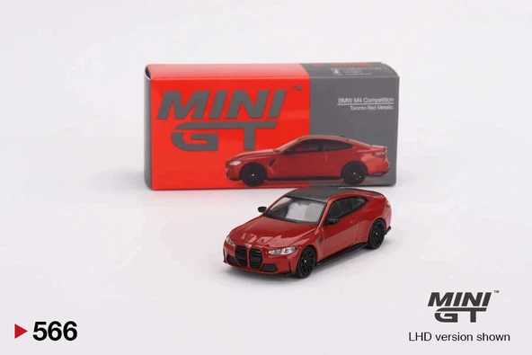 Mini GT MGT00566 1/64 BMW M4 Competition Toronto Red Metallic ürün görseli 1