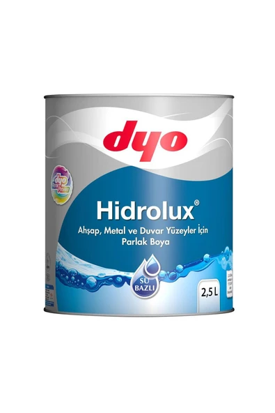 Dyo Hidrolüx 2,5 Litre Beyaz Su Bazlı Ahşap Metal Boyası diğer ürün görseli 1