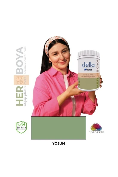 Bianca Stella Serisi Yeni Nesil Yüzey Dönüşüm Boyası - Yosun Yosun ürün görseli 1