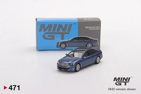 MİNİ GT MGT00471 1/64 BMW Alpina B7 xDrive Alpina Blue Metallic ürün görseli 1