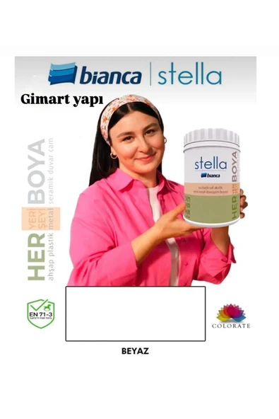 Bianca Bi̇anca Stella Dönüşüm Boyasi Beyaz ürün görseli 1