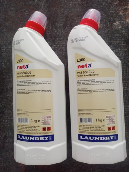 NETA TEKSTİL PAS KİR SÖKÜCÜ 1 KG X 2Lİ ürün görseli 1
