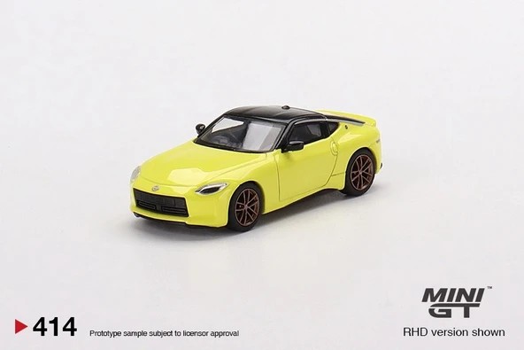 Mİni GT MGT00414 1/64 Nissan Fairlady Z Proto Spec 2023 Ikazuchi Yellow ürün görseli 1