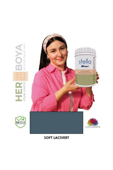 Bianca Stella Serisi Yeni Nesil Yüzey Dönüşüm Boyası - Soft Lacivert Soft Lacivert ürün görseli 1