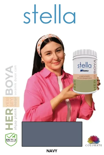 Bianca Stella Saf Akrilik Boya Tüm Renkler Navy ürün görseli 1
