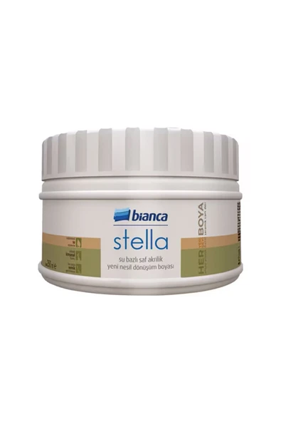 Bianca Stella Su Bazlı Saf Akrilik Boya Ahşap Renkler Eskitme 250 ml 0704 ESKİTME ürün görseli 1
