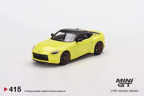 Mini GT MGT00415 1/64 Nissan Z Proto Spec 2023 Ikazuchi Yellow ürün görseli 1
