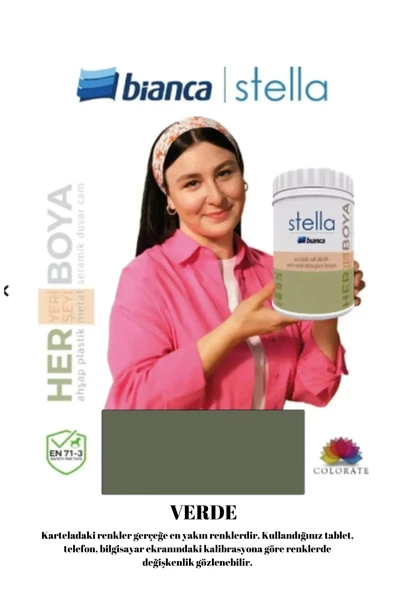 Bianca Stella Su Bazlı Saf Akrilik Boya VERDE ürün görseli 1