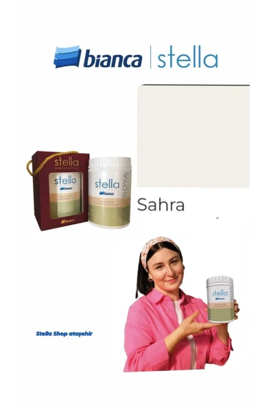 Bianca Stella Su Bazlı Saf Akrilik Boya 500ml - Sahra Sahra ürün görseli 1