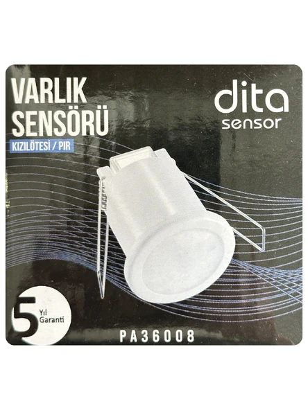Dita PA36008 Kızılötesi / PIR Sıva Altı 360° Varlık Sensörü ürün görseli 1