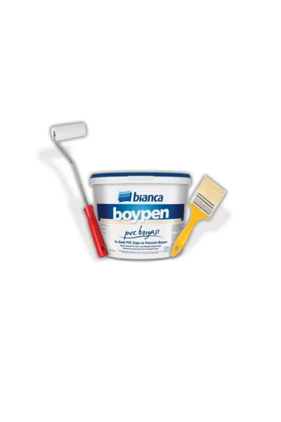 Bianca Pvc Kapı Pencere Boya Seti 0.75 lt Beyaz NO COLOR ürün görseli 1