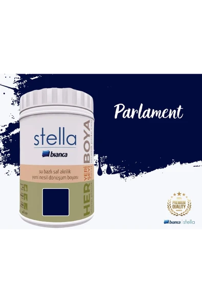 Bianca Stella Su Bazlı Saf Akrilik Boya 1 Litre Parlement ürün görseli 1