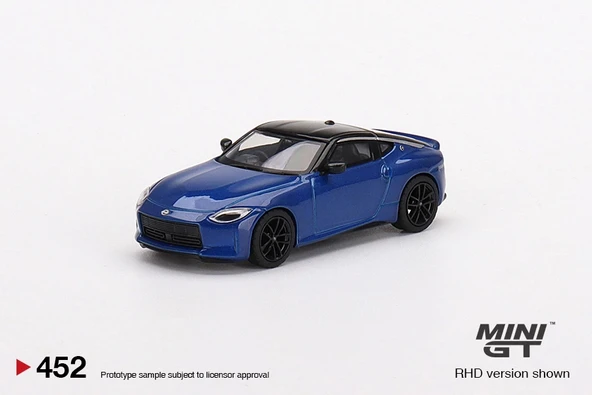 Mini GT MGT00457 1/64 Nissan Fairlady Z Version ST 2023 Seiran Blue ürün görseli 1