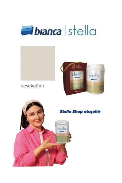 Bianca Stella Su Bazlı Saf Akrilik Boya 500ml - Kesekağıdı Kese Kağıdı ürün görseli 1