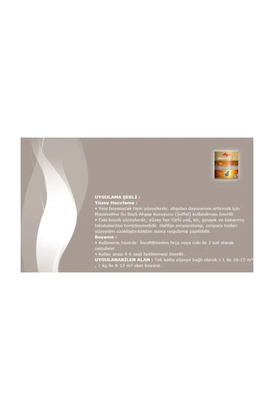 Dyo Massiveline Su Bazlı Panel Kapı Boyası Beyaz 2.5 Lt Beyazz - Resim 4
