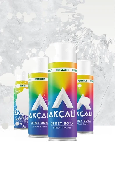 Akçalı 301 Akrilik Parlak Beyaz 400 ml Sprey boya Renk ürün görseli 1