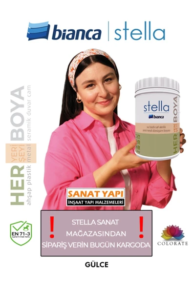 Bianca Stella Boya Yeni Renkler 1Lt Gülce ürün görseli 1