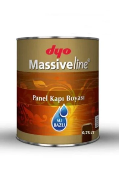 Dyo Massiveline Su Bazlı Panel Kapı Boyası 0,75 Lt Beyaz ürün görseli 1