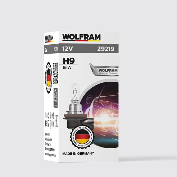 H9 Ampul Standart Işık 12V 65W - WOLFRAM 29219 ürün görseli 1