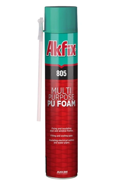Webinay Home Akfix 805 Genel Amaçlı Pu Köpük 300 Ml Dolgu Yapıştırma Yalıtım Köpük ürün görseli 1