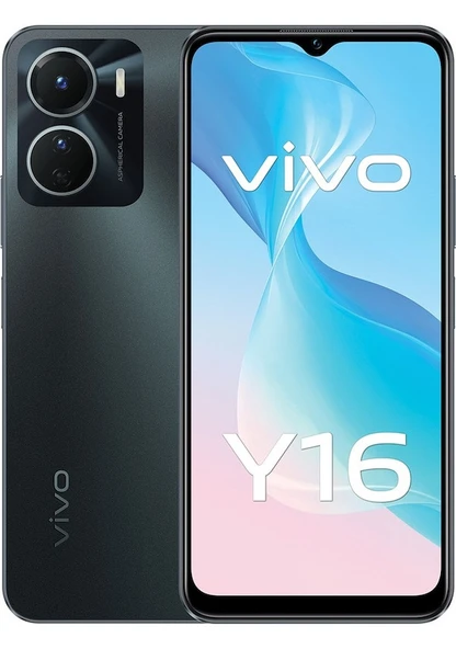 Vivo Y16 64 GB 4 GB Siyah (Vivo Türkiye Garantili) ürün görseli 1