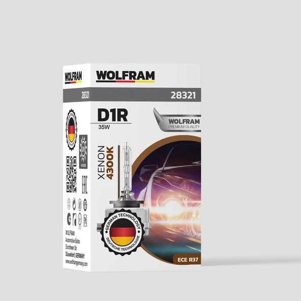 D1R Xenon Ampul Standart Işık 12V 35W - WOLFRAM 28321 ürün görseli 1
