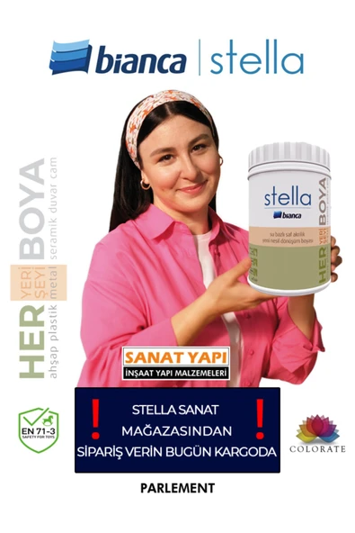 Bianca Stella Boya Yeni Renkler 1Lt Parlement ürün görseli 1
