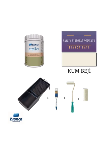 Bianca Stella Yeni Nesil Dönüşüm Boyası Dolap Boyama Seti Kum Beji Kum Beji ürün görseli 1