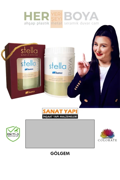 Bianca Stella Su Bazlı Akrilik Boya Gölgem Gölgem ürün görseli 1