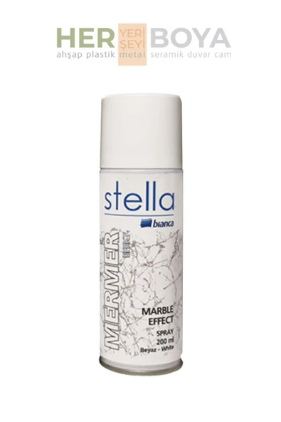 Bianca Stella Mermer Efekti Spreyi 200Ml BEYAZ ürün görseli 1