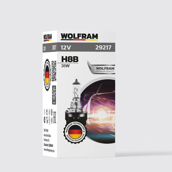 H8B Standart Işık 12V 35W - WOLFRAM 29217 ürün görseli 1