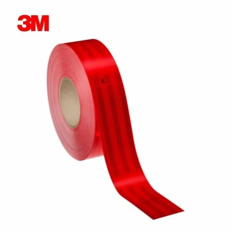 3M REFLEKTİF ŞERİT 55 MM KIRMIZI (SERT YUZEY) (50 MT FİYATIDIR) 1 TOP  - 3M 98372 ürün görseli 1