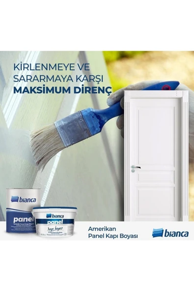 Bianca Panel Kapı Boyama Seti Beyaz - Resim 4
