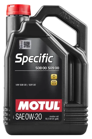 MOTUL SPECİFİC 508 00 509 00 0W20 - 5 LİTRE-VW ARAÇLARA ürün görseli 1