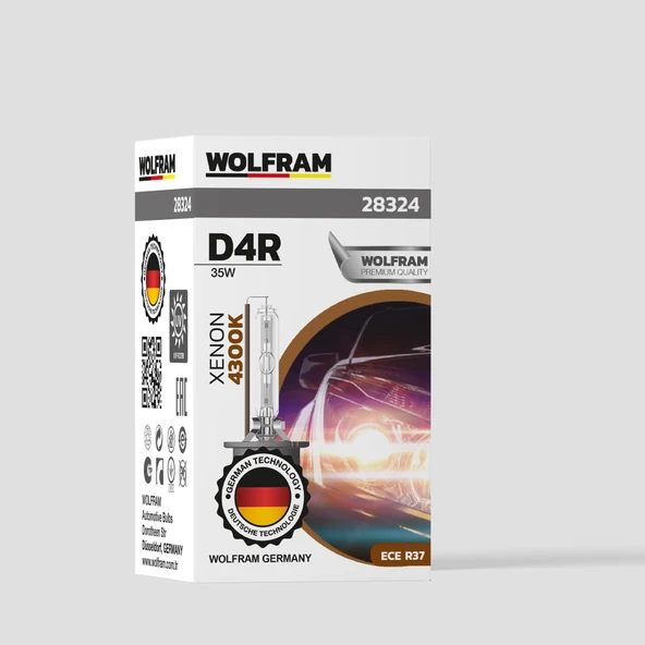 D4R Xenon Ampul Standart Işık 12V 35W - WOLFRAM 28324 ürün görseli 1