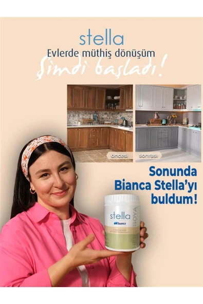 Bianca Stella Boya Beyaz 1lt RENK ürün görseli 1