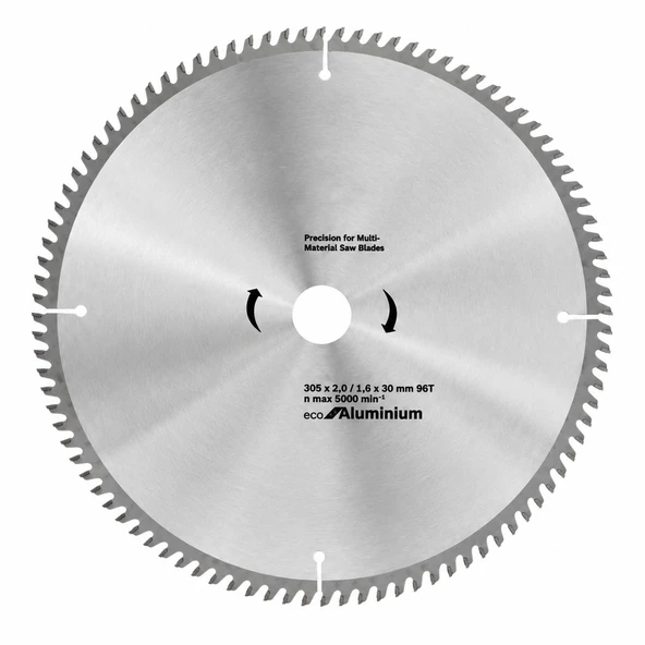 Daire Testere Bıçağı Diski 305x30 mm 96 Diş Profesyonel Ahşap Kesim Sert Metal Uçlu Testere Diski ürün görseli 1