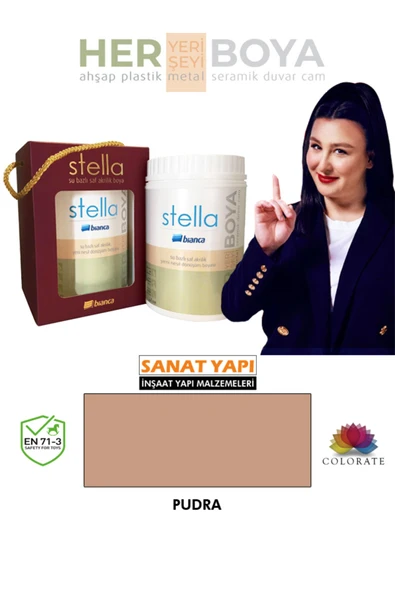 Bianca Stella Su Bazlı Akrilik Boya Pudra Pudra ürün görseli 1