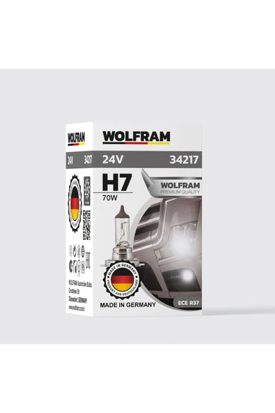 H7 Ampul Standart Işık 24V 70W - WOLFRAM 34217 ürün görseli 1