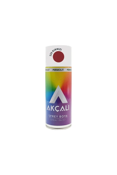 Akçalı Sprey Boya 400 ml 320 Kırmızı Kırmızı ürün görseli 1