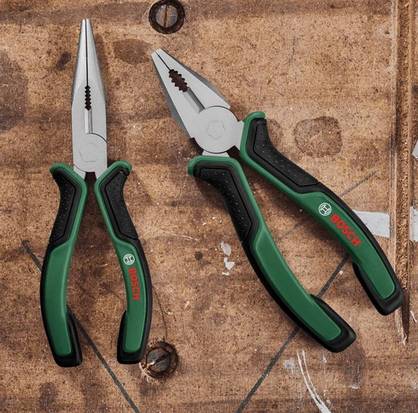 Bosch 2 Parça 180 mm Kargaburun Pense Seti - Resim 3