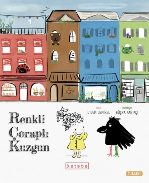Renkli Çoraplı Kuzgun ürün görseli 1