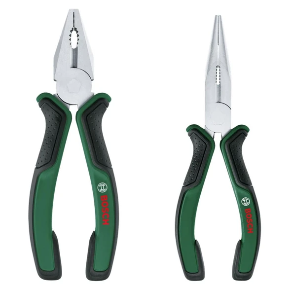Bosch 2 Parça 180 mm Kargaburun Pense Seti ürün görseli 1